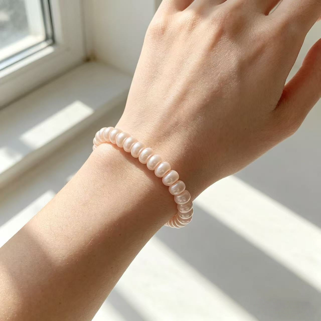 Wholesale Abacus Bead Natural Crystal Bracelet Geometric Beaded Jewelry Accessory Travel Souvenir Gift