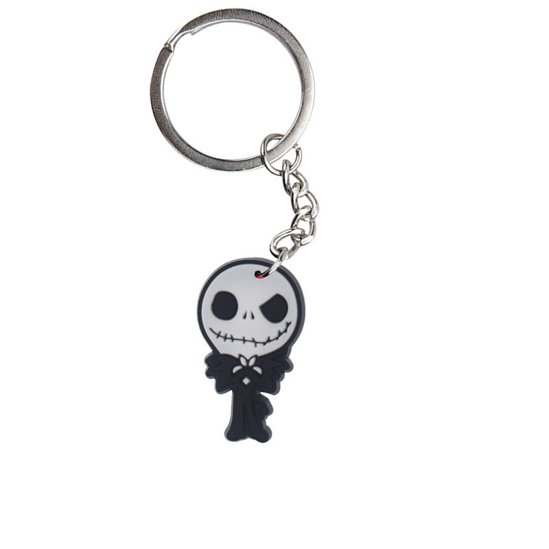 Wholesale Cartoon  PVC Keychain Pendant,  Dark Style Bag Charm for Resale