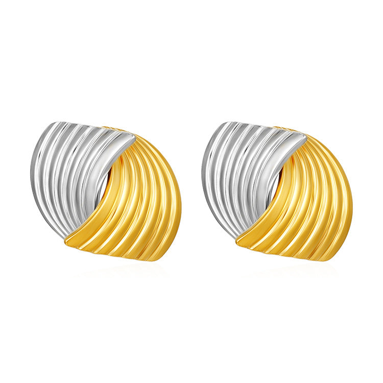 Wholesale  Stainless Steel Earrings  Plated 18K Gold Ear Buckle