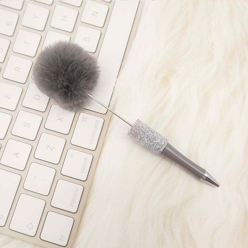 Wholesale Beadable Pens Sugar Gypsophila Hair Ball DIY Beaded Pen ACC-PN-CY004