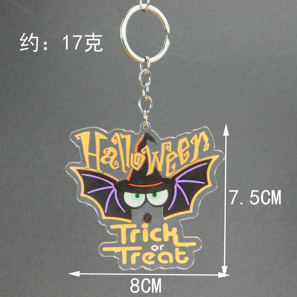 Wholesale Halloween Acrylic Tombstone Keychains ACC-KC-Shengh003