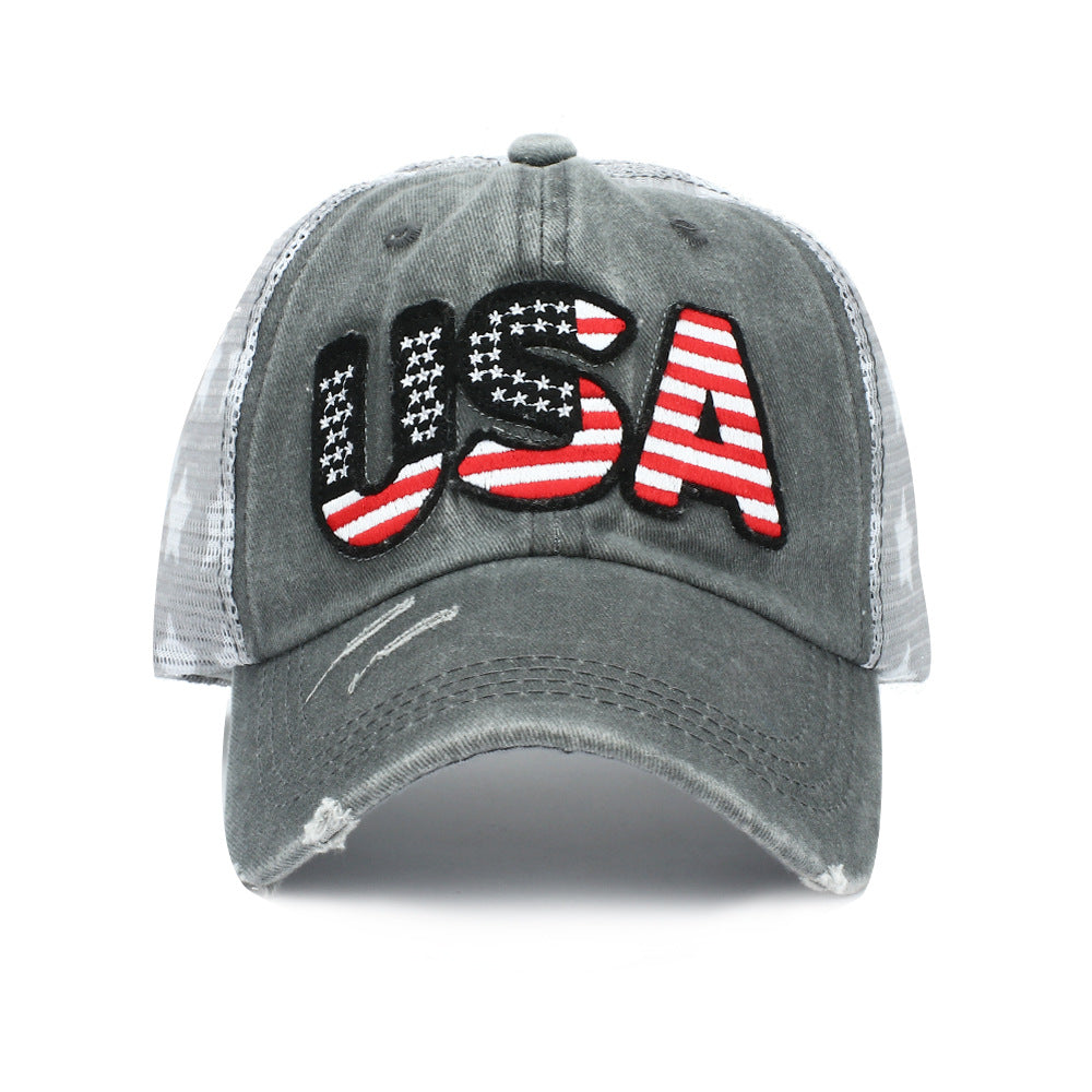 Wholesale American Independence Day USA Embroidered Baseball Cap Hat ACC-HT-RongZhao002