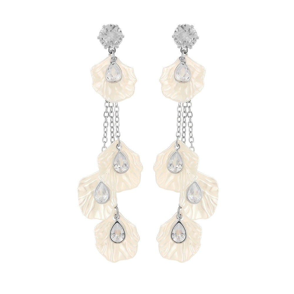 Wholesale Light luxury long high-end earrings