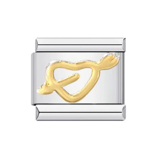 Wholesale Italian Charm Bracelet 9mm DIY Splicing Removable Heart Pattern Stainless Steel Composable Bracelet