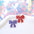 Wholesale American Independence Day Red White Blue Bow Star Printed Earrings