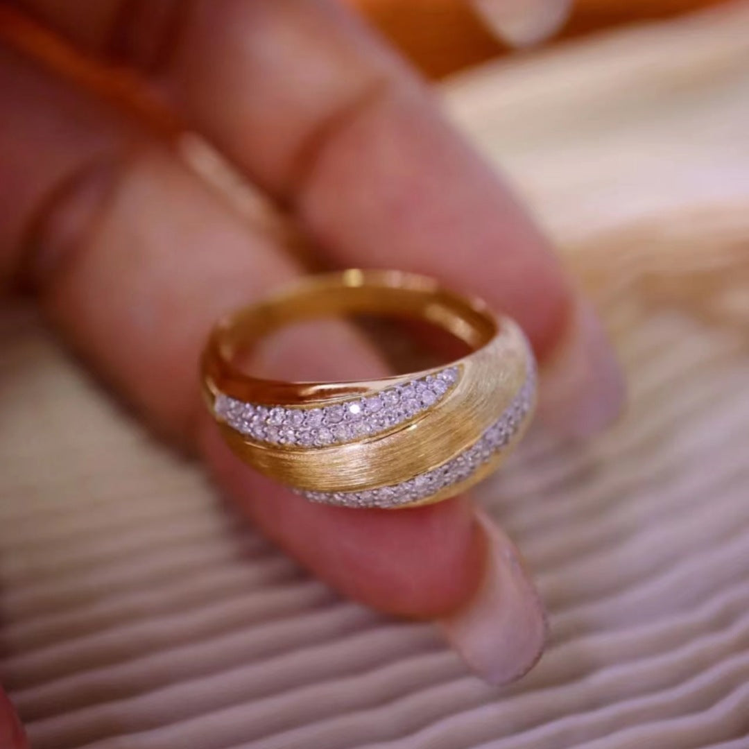 Wholesale Vintage Zircon Ring Light Luxury Rings ACC-RS-Qichuang003