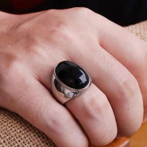 Wholesale Fashion retro domineering forefinger men's adjustable ring