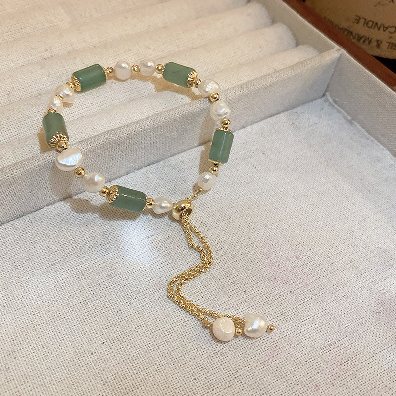 Wholesale Vintage Geometric Pearl Bracelet ACC-BT-Huih001