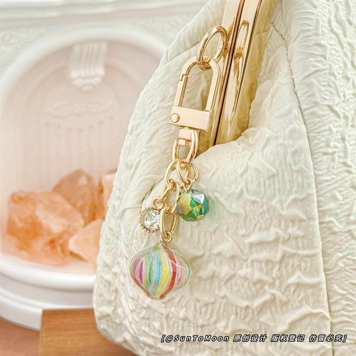 Wholesale Metal Japanese Candy Ball Cartoon Keychain Bag Charm Wedding Gift Boutique Resale