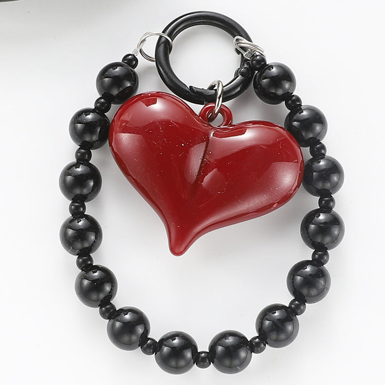 Wholesale Heart chain keychain