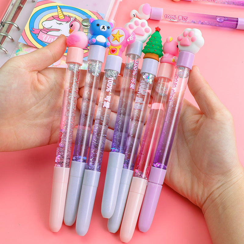 Wholesale Cute cartoon quicksand pen