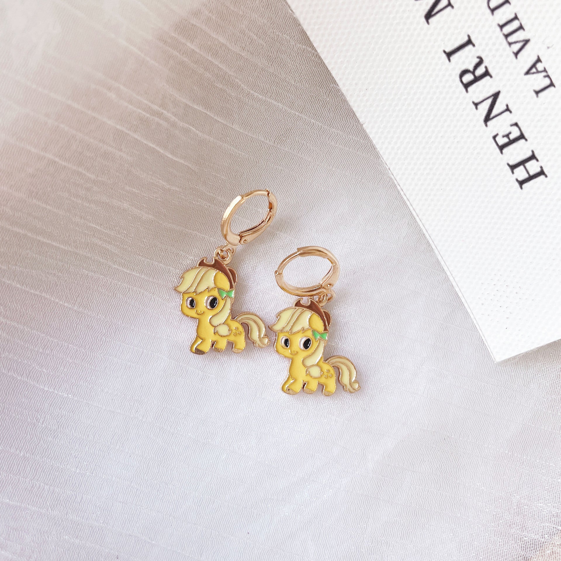 Wholesale Cartoon Cute S925 Silver Needle Earrings ACC-ES-Yijia005