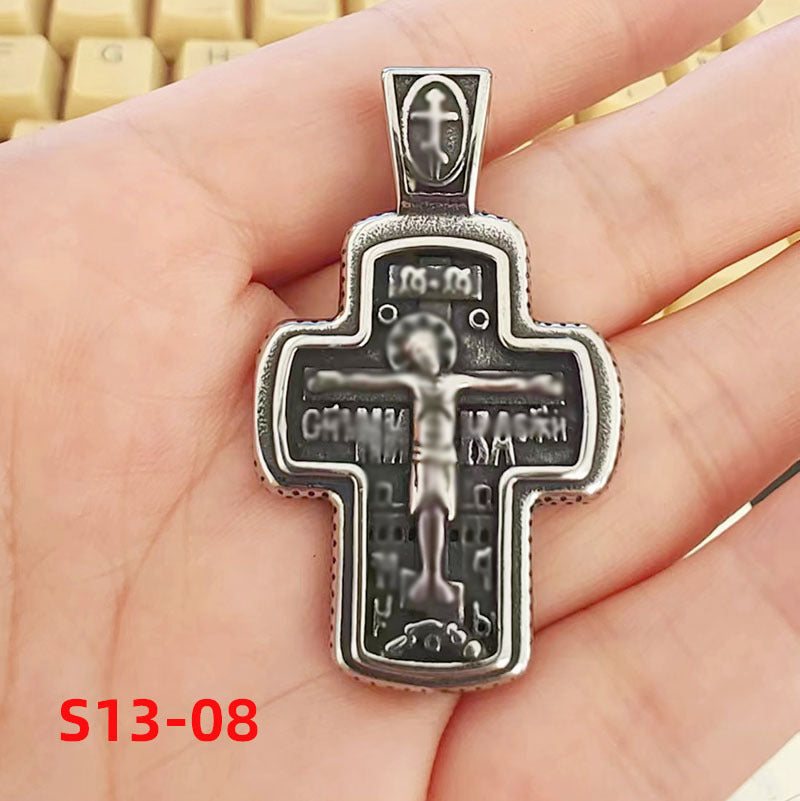 Wholesale Titanium Steel Cross Necklace