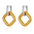 Wholesale Square pendant stainless steel earrings