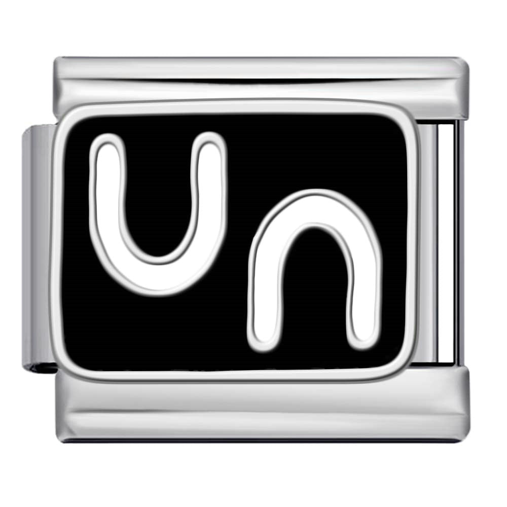 Wholesale Italian Charm Bracelet 9mm DIY  gold-plated enamel   Creative Stainless Steel Composable Bracelet