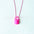 Wholesale Lock Clasp Resin Round Bead Long Necklace