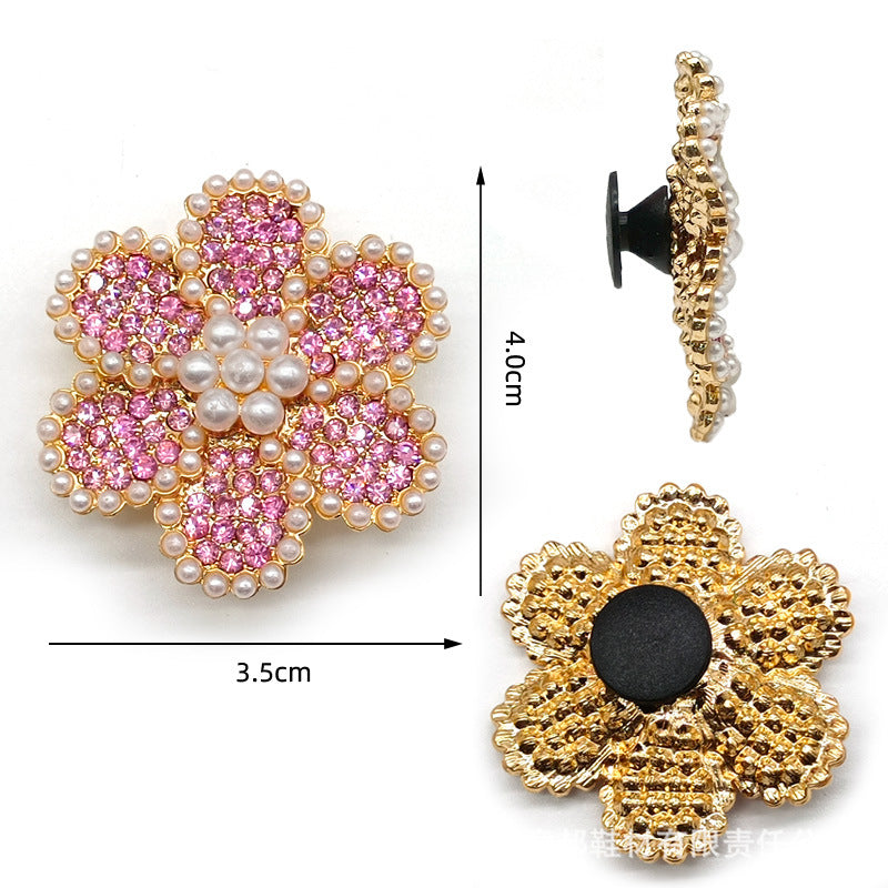 Wholesale  3D Metal Alloy Shoes Accessories Shoes Charms