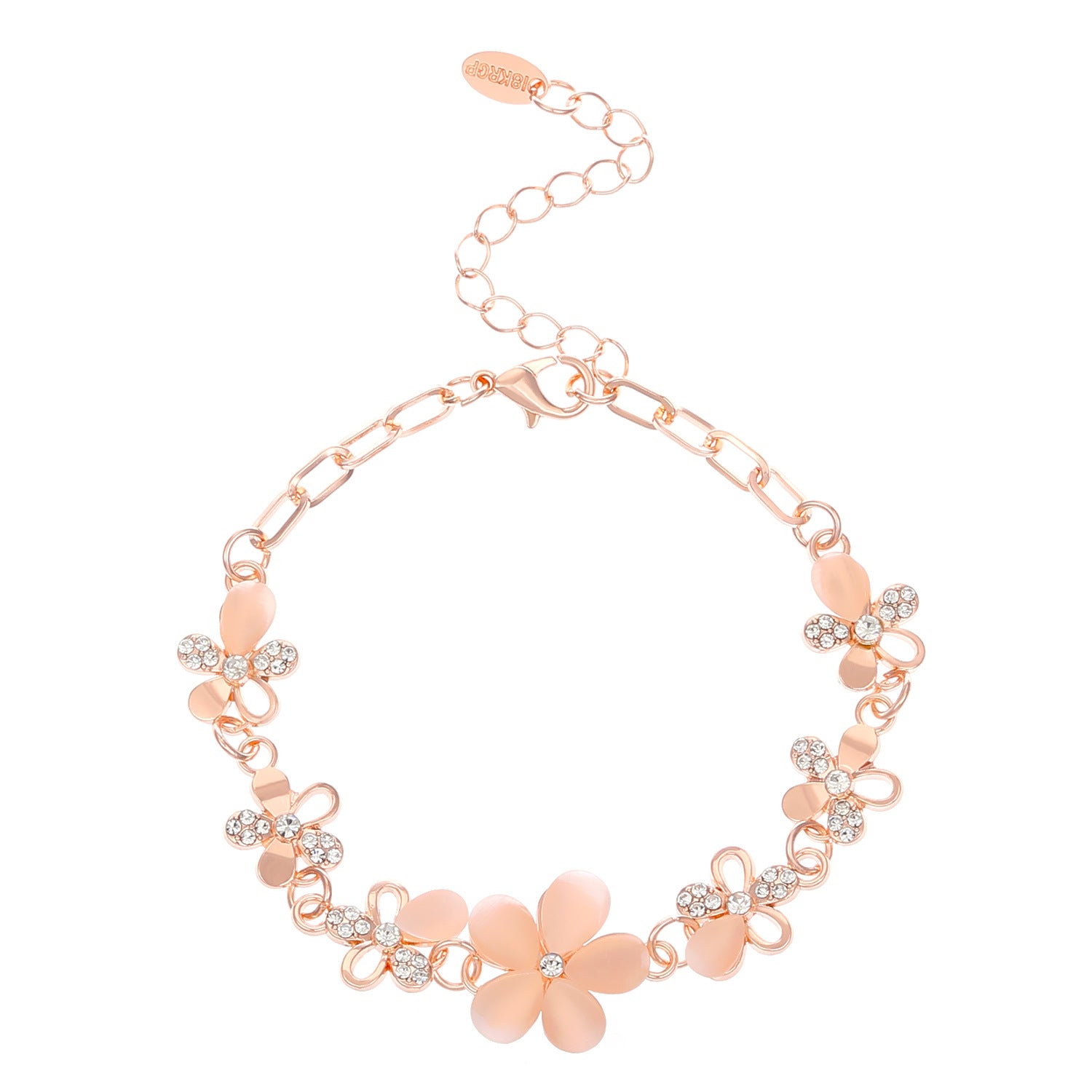 Wholesale Diamond Flower Butterfly Bracelet