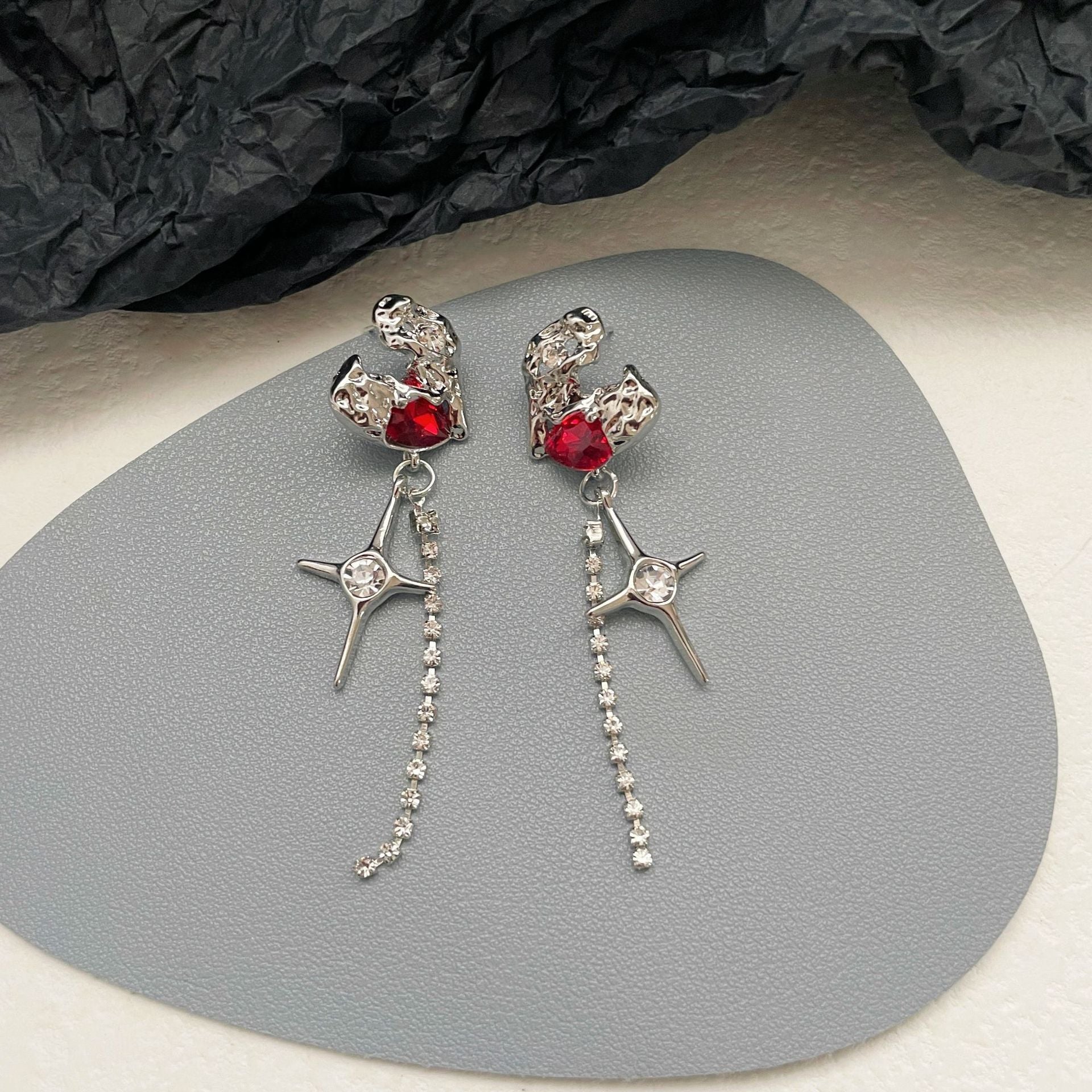 Wholesale   Love Star Tassel Earrings