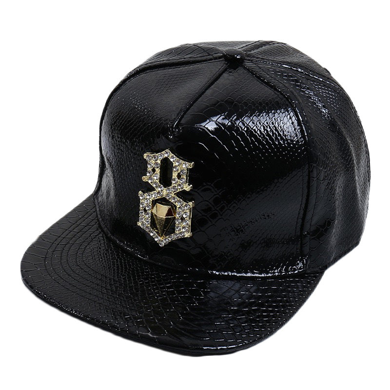 Wholesale PU sunshade metal dollar picture  baseball cap