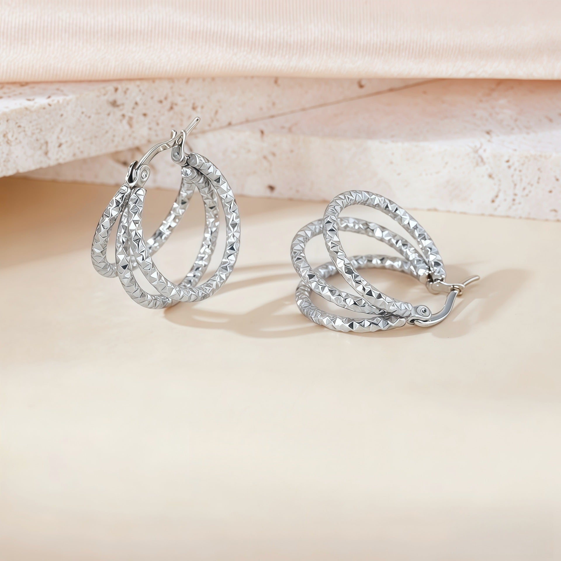 Wholesale titanium steel  non-fading earrings