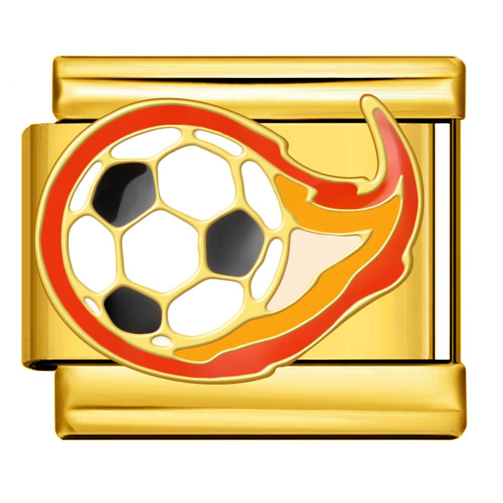 Wholesale 9mm Italian Charm Starter Bracelets DIY Ball Sports Stainless Steel Composable Bracelet