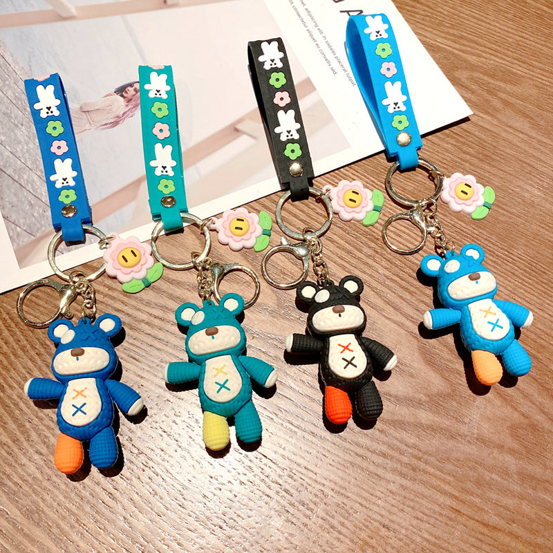 Wholesale Cartoon Woolen Bear Cute Keychain ACC-KC-Gongz003
