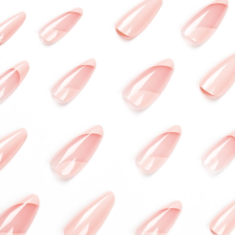 Wholesale 24 Pieces/box Pink Heart Nails Kits Nail Stickers ACC-NS-LeFan237