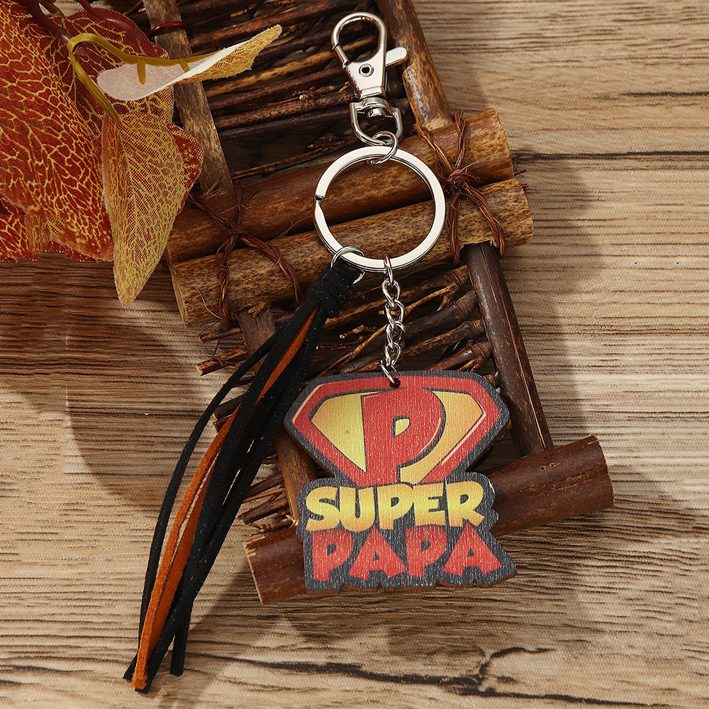 Wholesale modern simple personality key accessories keychains