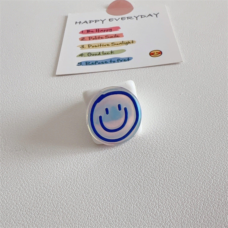 Wholesale  Acrylic Cute Sweet Smiling Cat Puppy Ring