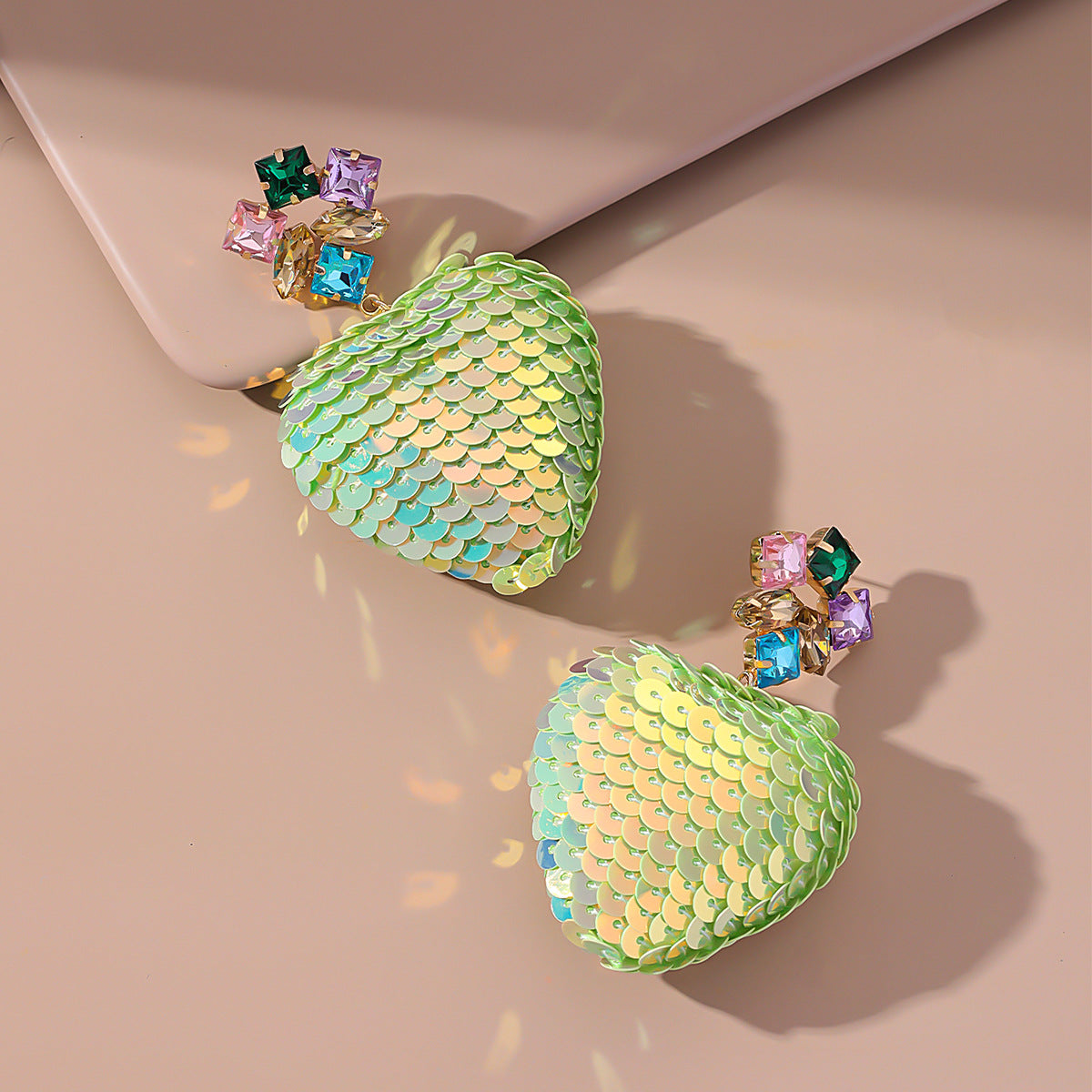 Wholesale Exaggerated Round Flower Earrings ACC-ES-GuTe001