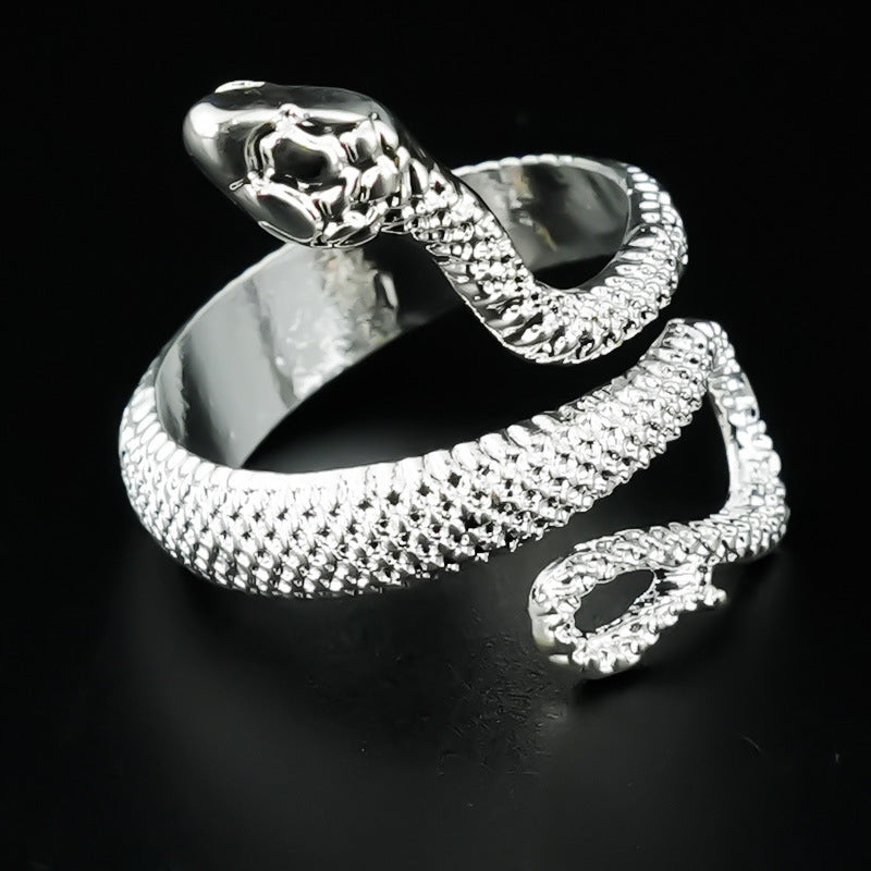 Wholesale Retro Gothic Snake Ring,  Trendy Fashion Accessory for Everyday Wear or Gift
