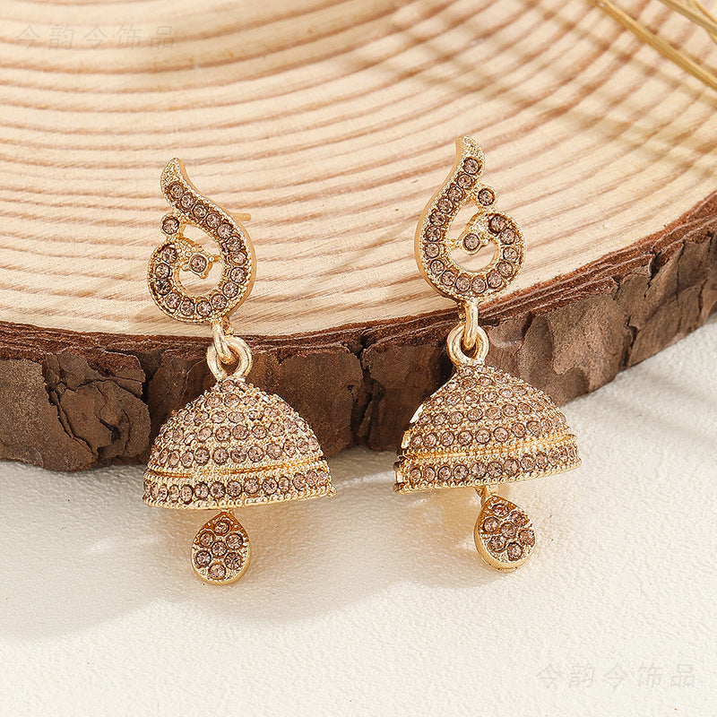Wholesale  Bohemian Middle East Indian Heart-shaped Earrings