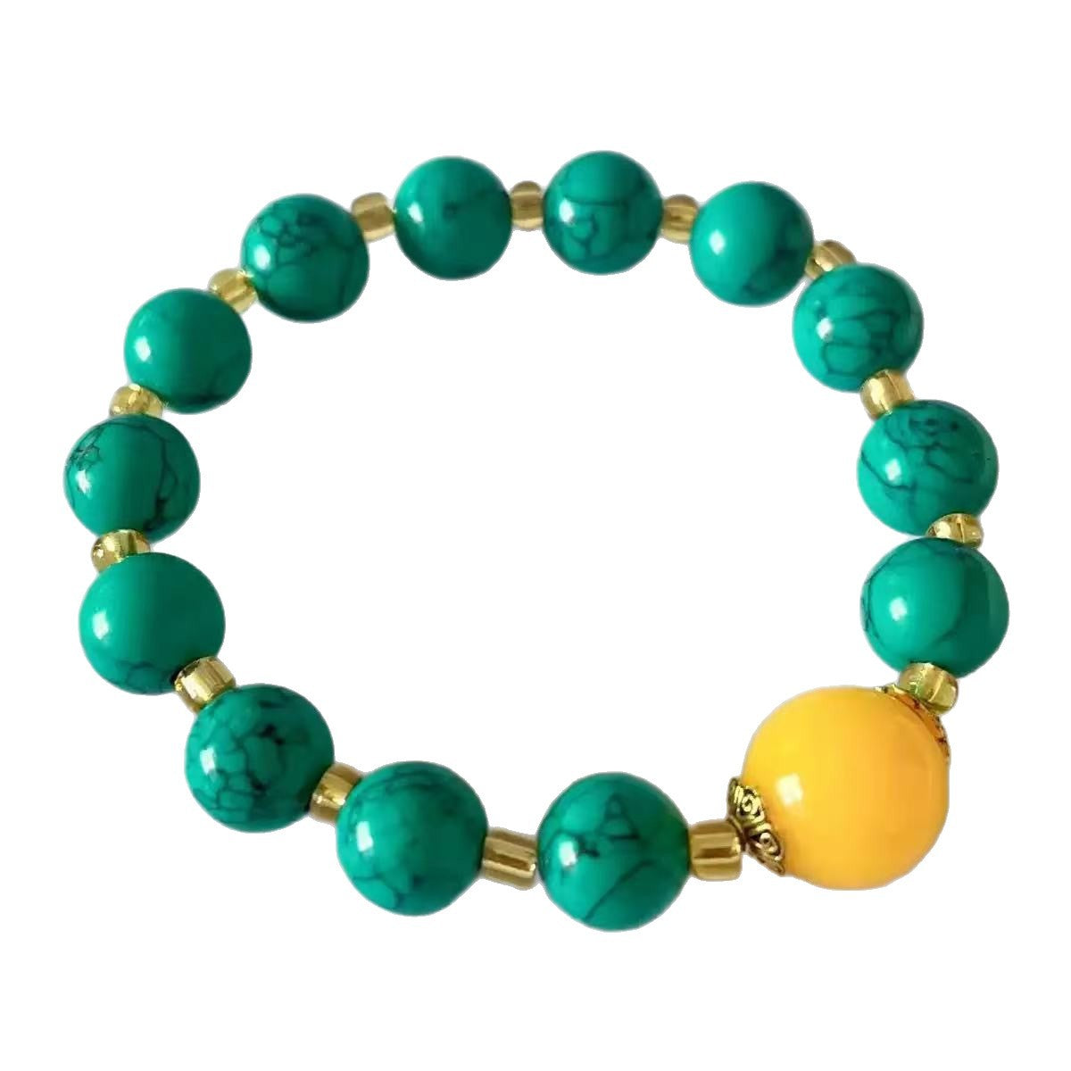 Wholesale Turquoise Beaded Bracelet Tibetan Style Jewelry Accessory for Everyday Wear