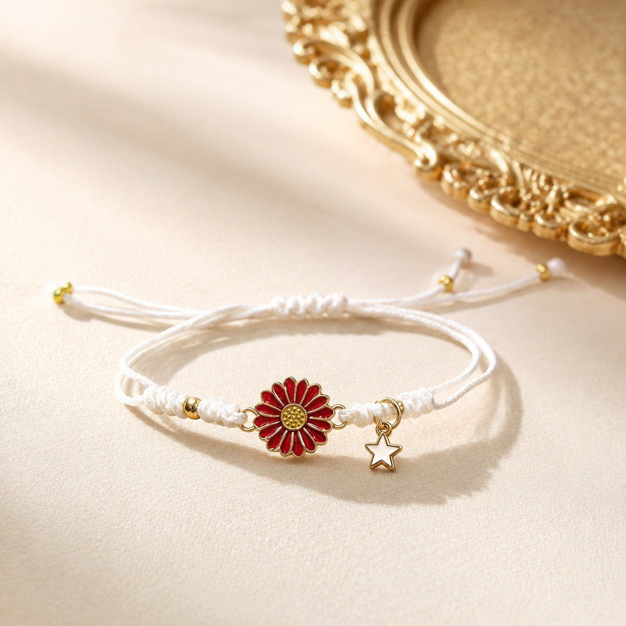 Wholesale Sunflower Woven Bracelets Fashion Accessory for Gift Giving
