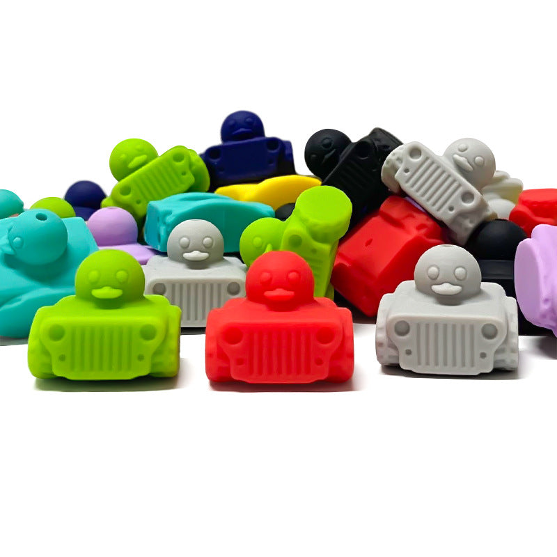 Wholesale 10pcs Silicone Cartoon Focal Beads ACC-BDS-WDX229