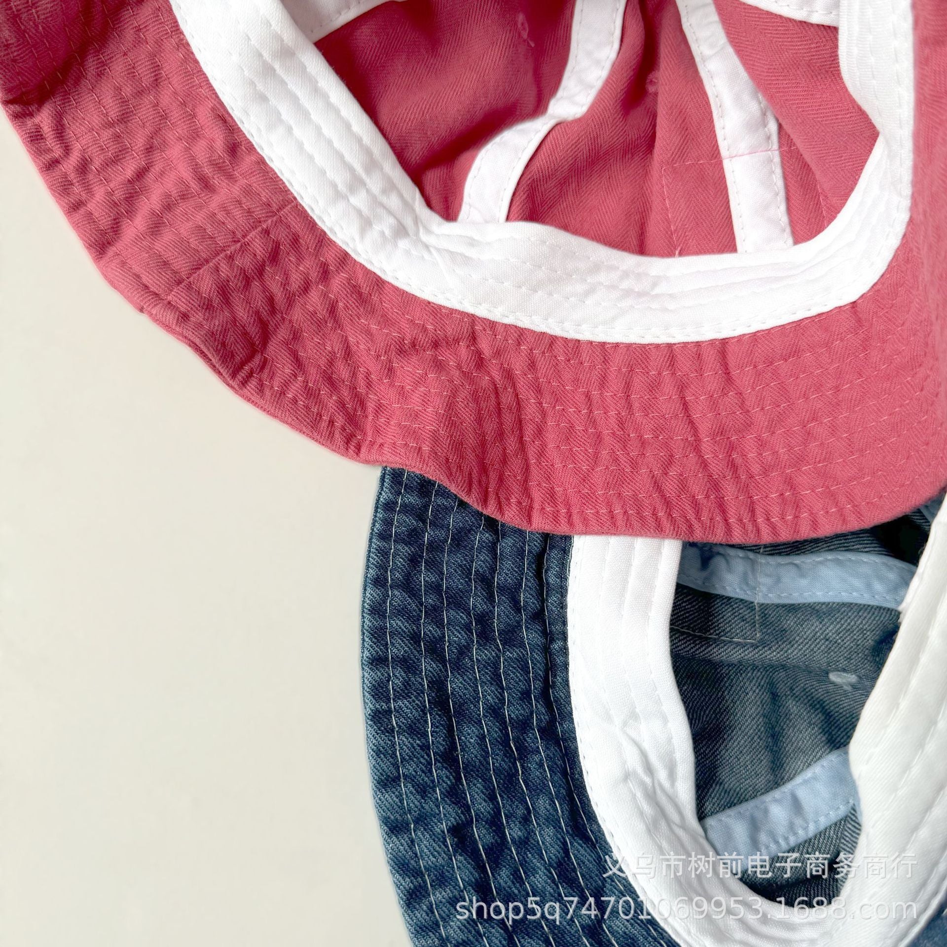 Wholesale  Children's Cloth Label Dome Shade Bucket Hat