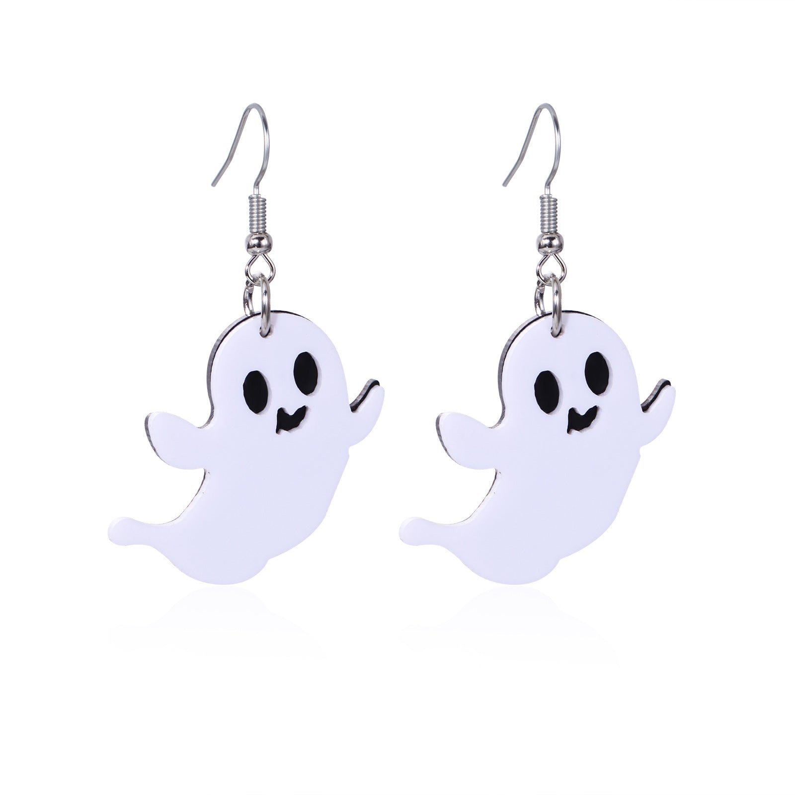 Wholesale Halloween Horror Skeleton Frame Ghost Pumpkin Spider Bat Earrings ACC-ES-BinLi009