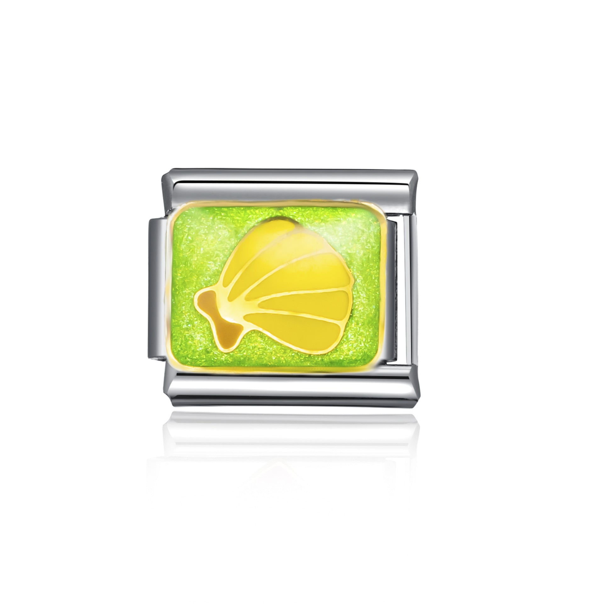 Wholesale Italian Charm Bracelet 9mm DIY Splicing Letter Festoon Stainless Steel Composable Bracelet