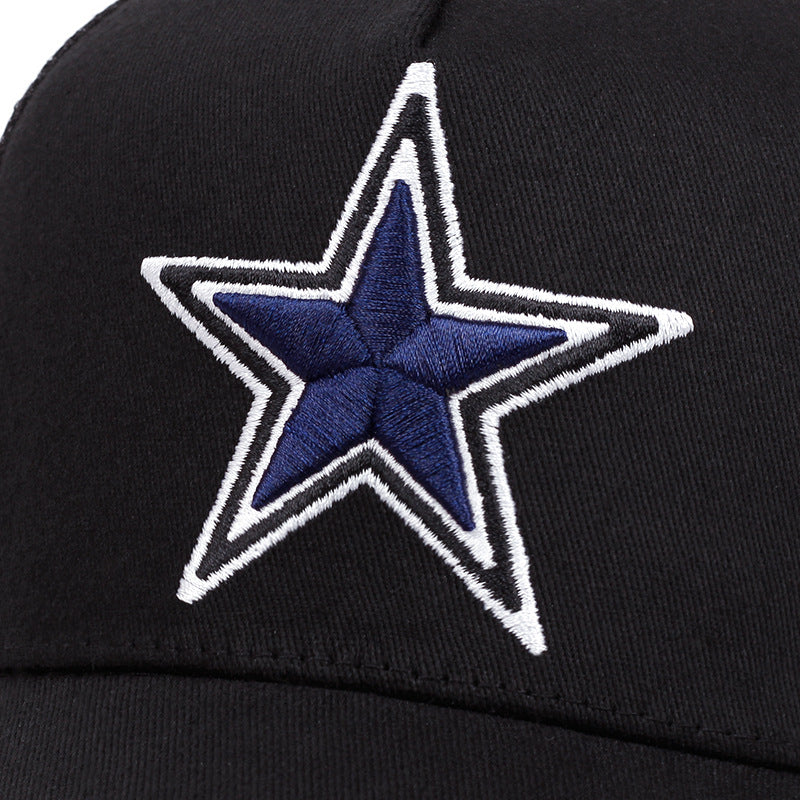 Wholesale Five-pointed Star Embroidered Baseball Cap ACC-HT-JingKun003