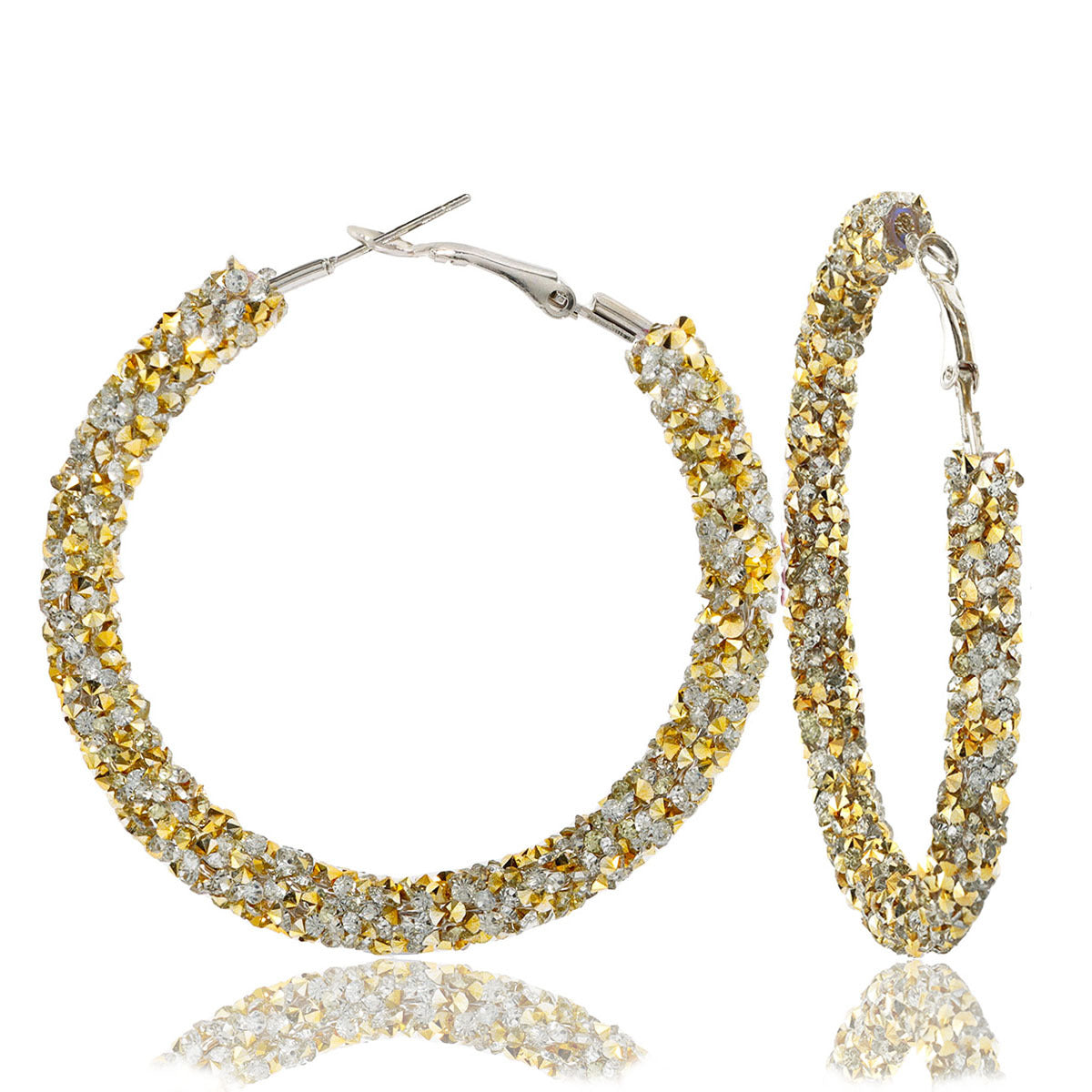 Wholesale diamond earrings  hoop earrings