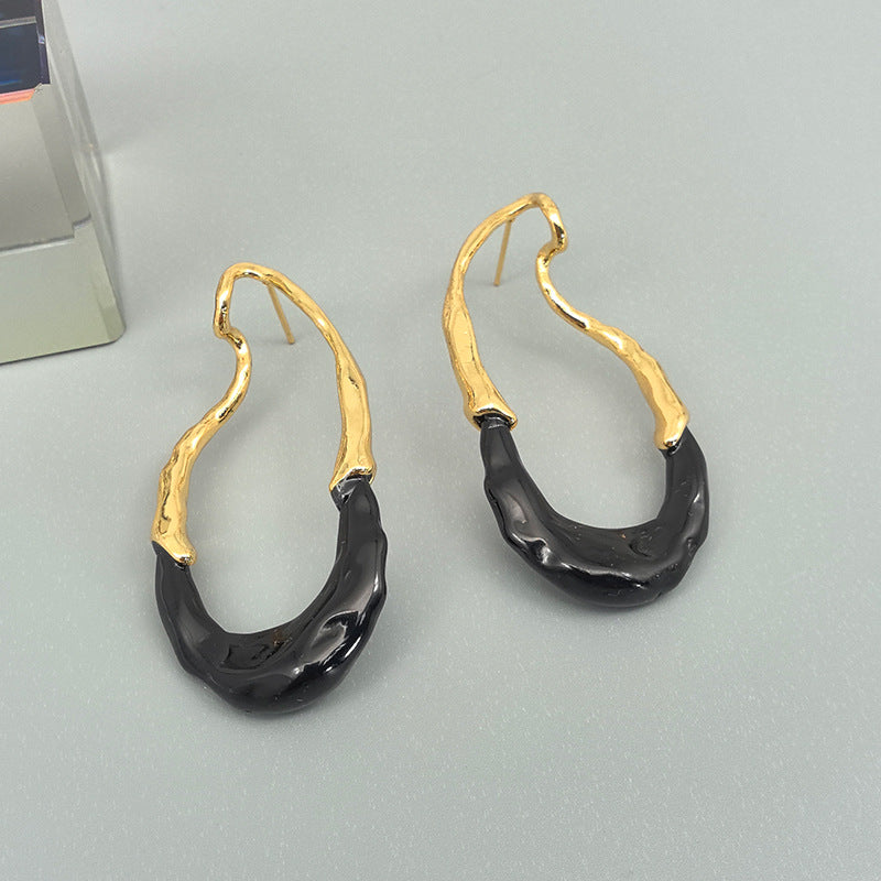 Wholesale Geometric Artistic Niche Earrings