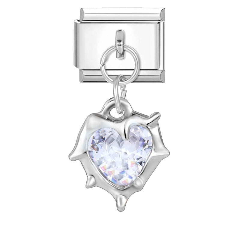 Wholesale 9mm Italian Charm Starter Bracelets DIY Pendant Style Stainless Steel Composable Bracelet