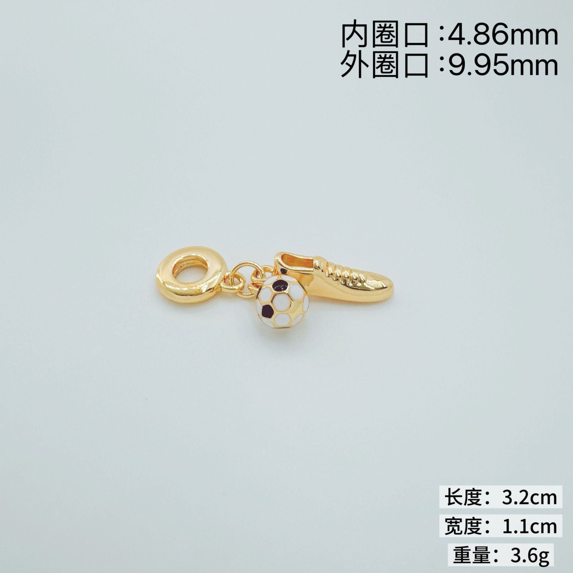 Wholesale Gold Plated Copper Sports Necklace Football Basketball Pendant
