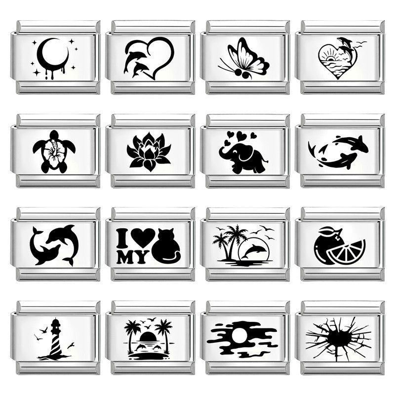 Wholesale Creative DIY Modular Bracelet with Animal and Heart Motifs Fashion Accessory Gift