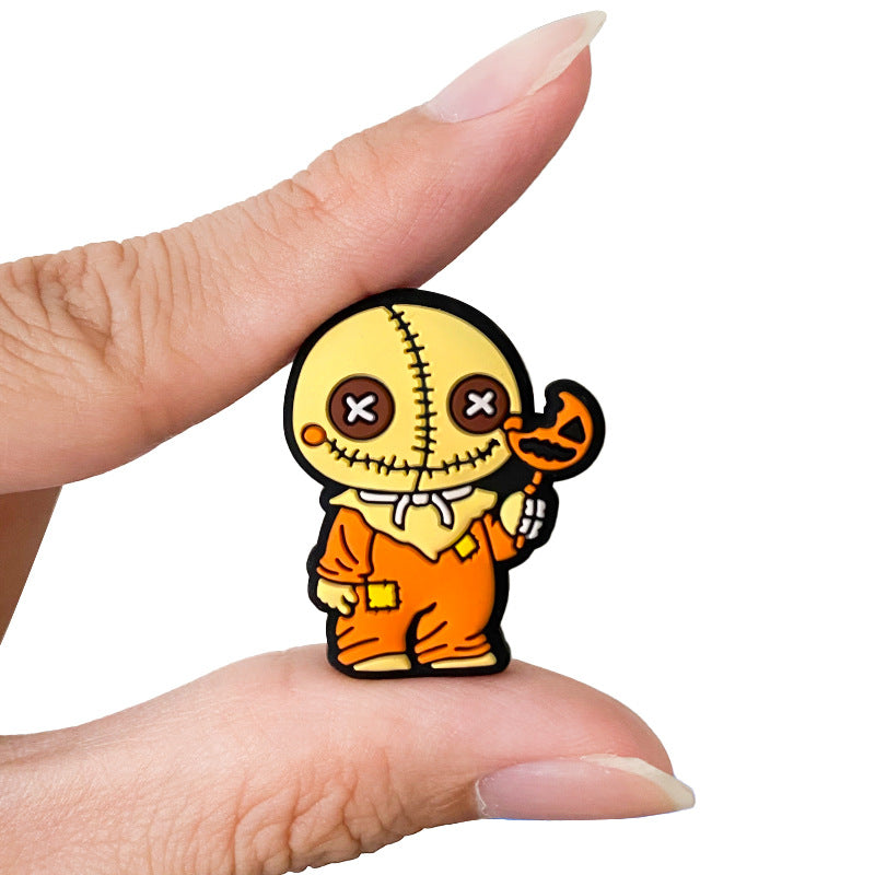 Wholesale 10pcs Halloween Cartoon Silicone Beads Focal Beads DIY Bead Pen Accessories ACC-BDS-WDX214