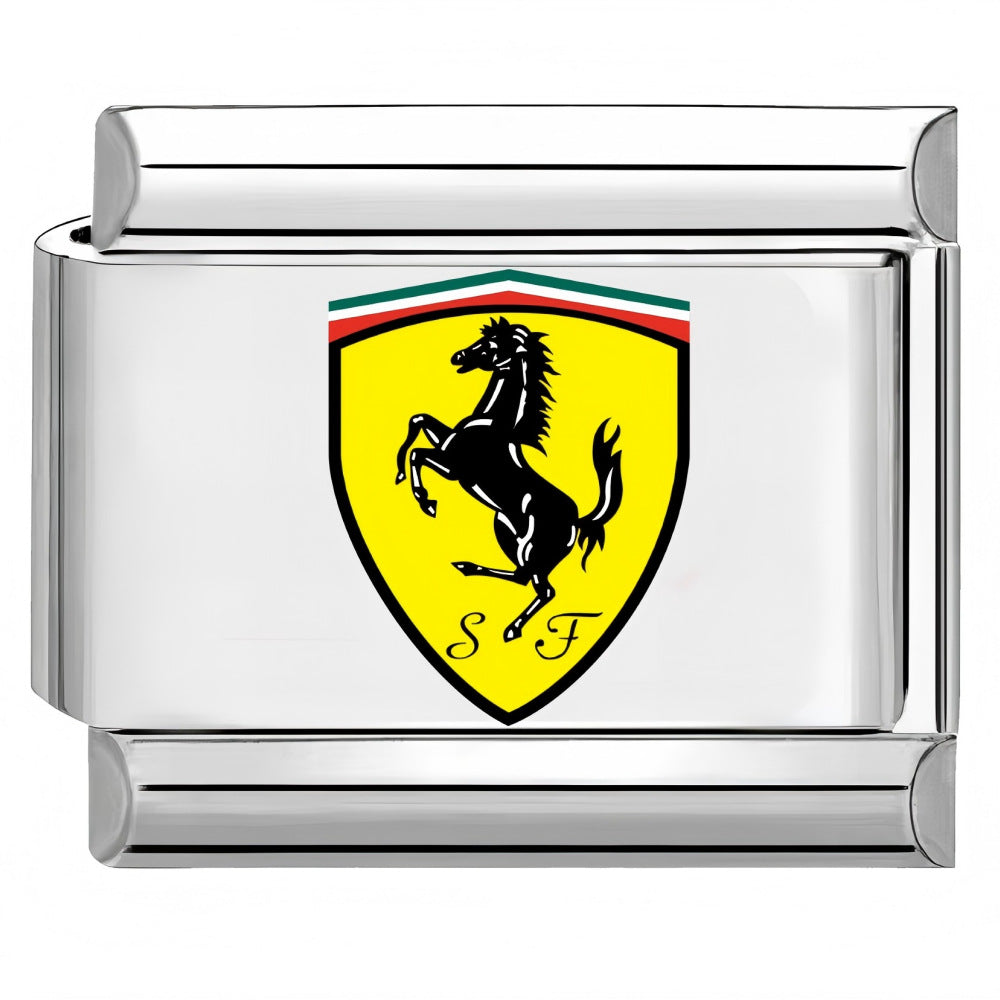 Wholesale 10pcs Italian Charm Bracelet 9mm DIY Splicing Car Logo Heart Moon Stainless Steel Composable Bracelet