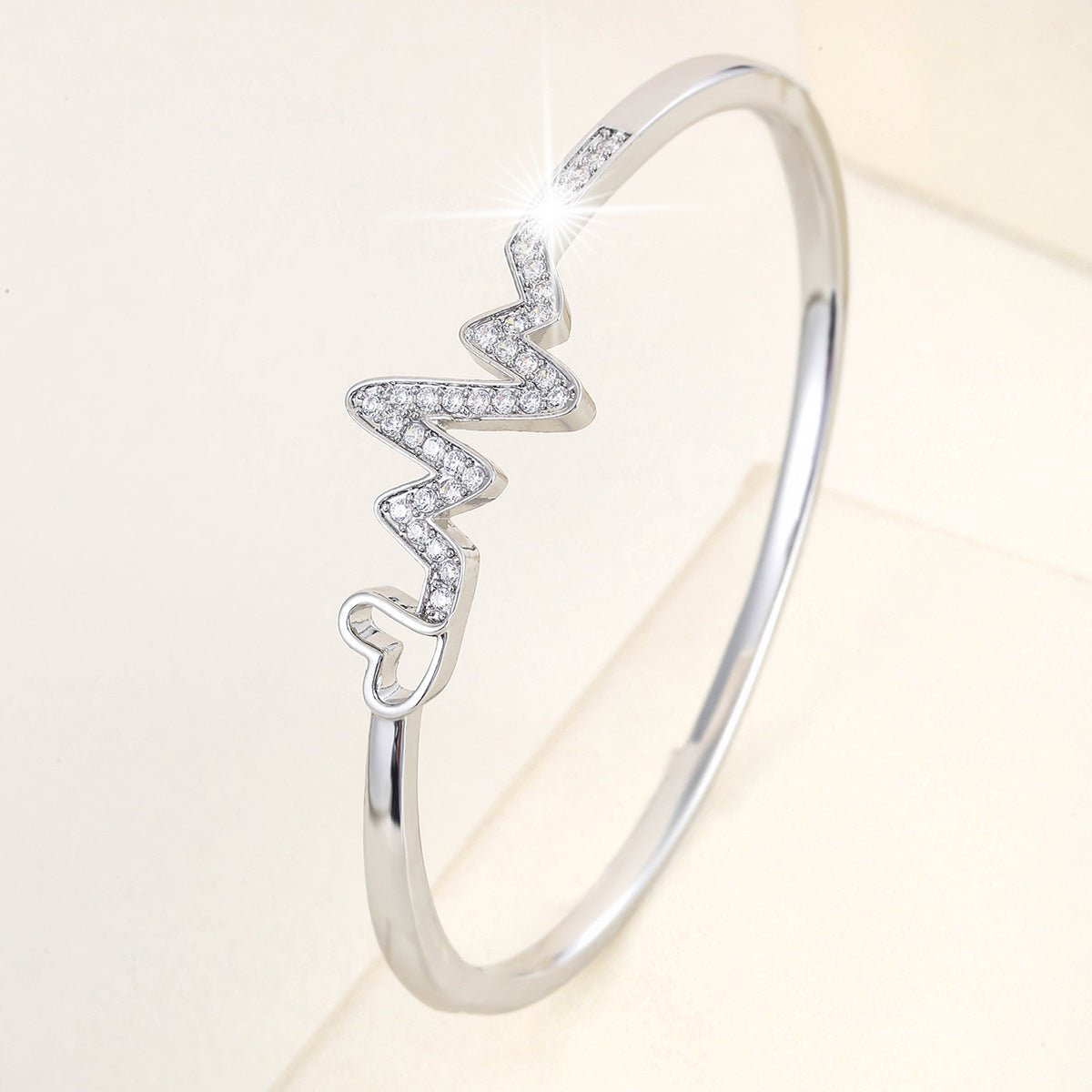Wholesale  Light Luxury High Quality Diamond Snake Head Flower Star Opening Bracelet