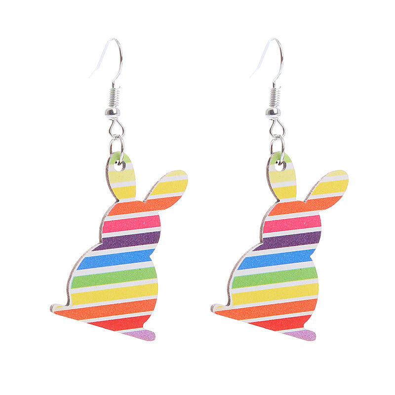 Wholesale Acrylic Easter Bunny Cross Butterfly Earrings