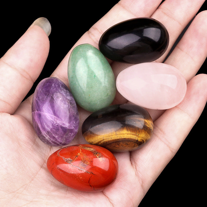 Wholesale 30mm Crystal Jade Easter Colored Eggs ACC-DS-KeSuo001